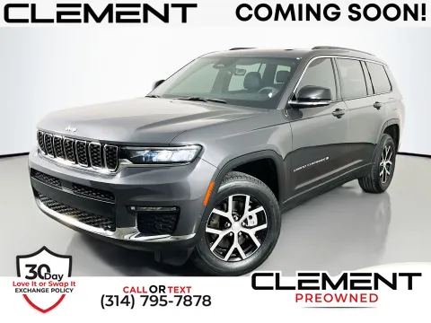 Gray 2024 Jeep Grand Cherokee L Limited for sale in Florissant, MO
