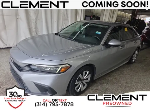 Silver 2023 Honda Civic LX for sale in Florissant, MO