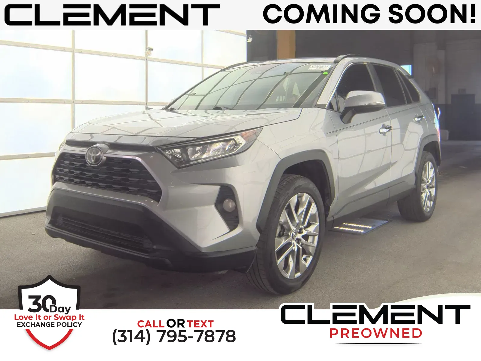 Silver 2020 Toyota RAV4 XLE Premium for sale in Florissant, MO