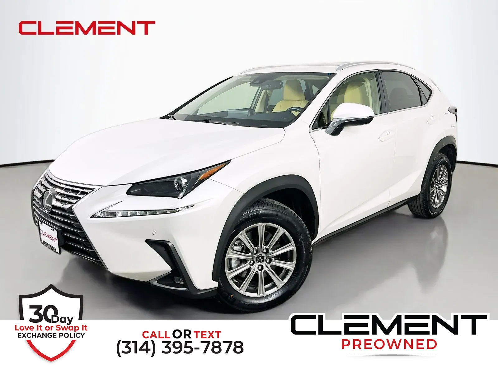 White 2021 Lexus NX 300 Base for sale in Florissant, MO