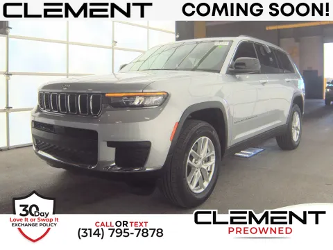 Silver 2023 Jeep Grand Cherokee L Laredo for sale in Florissant, MO