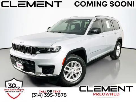 Silver 2023 Jeep Grand Cherokee L Laredo for sale in Florissant, MO