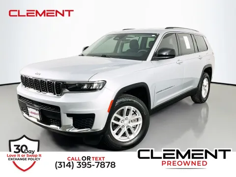 Silver 2023 Jeep Grand Cherokee L Laredo for sale in Florissant, MO