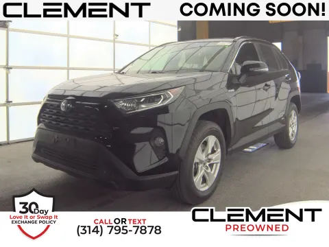 Black 2021 Toyota RAV4 Hybrid XLE for sale in Florissant, MO
