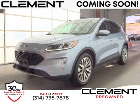 Silver 2022 Ford Escape Hybrid Titanium for sale in Florissant, MO