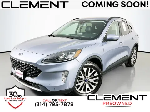 Silver 2022 Ford Escape Hybrid Titanium for sale in Florissant, MO
