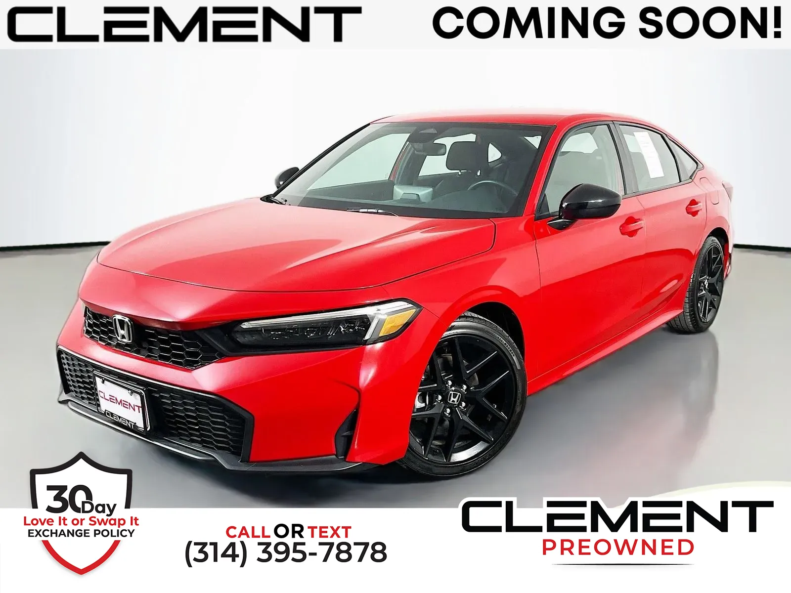 Red 2025 Honda Civic Sport for sale in Florissant, MO