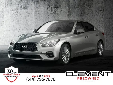 White 2019 INFINITI Q50 3.0t LUXE for sale in Florissant, MO