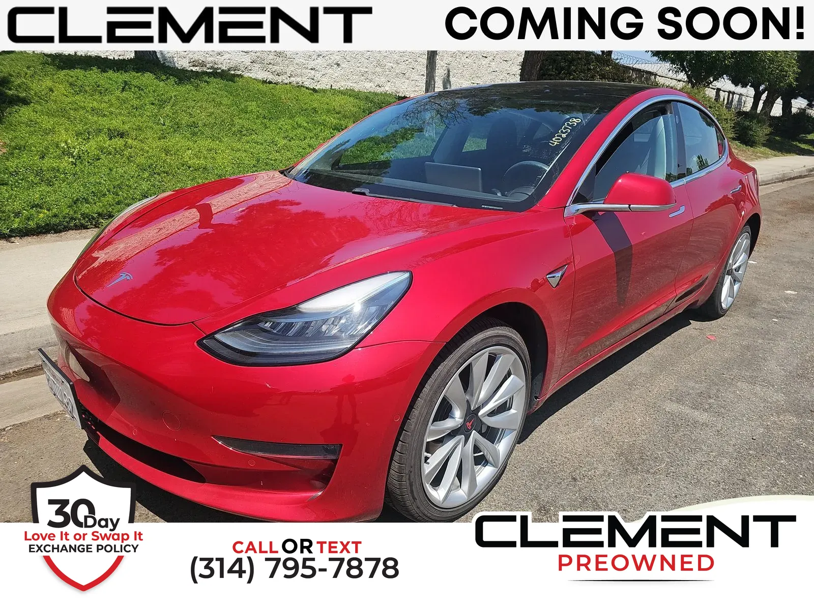 Red 2018 Tesla Model 3 Long Range for sale in Florissant, MO