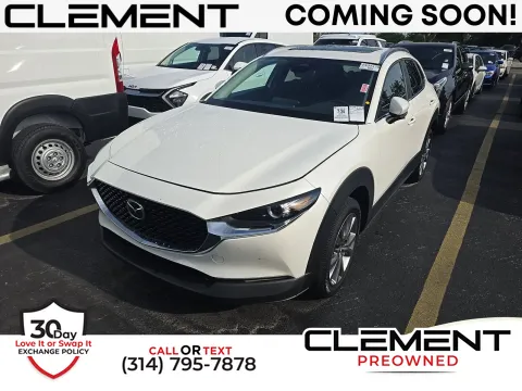 White 2024 Mazda CX-30 2.5 S Preferred Package for sale in Florissant, MO