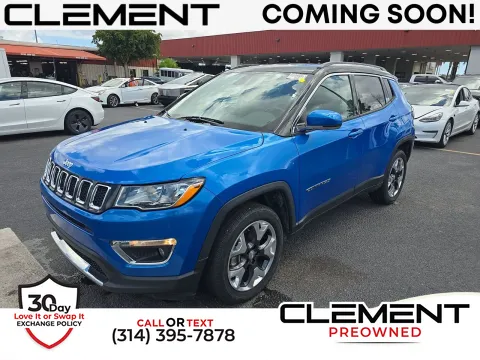 Blue 2019 Jeep Compass Limited for sale in Florissant, MO