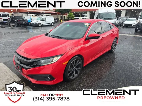 Red 2019 Honda Civic Sport for sale in Florissant, MO