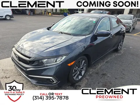 Blue 2020 Honda Civic EX for sale in Florissant, MO