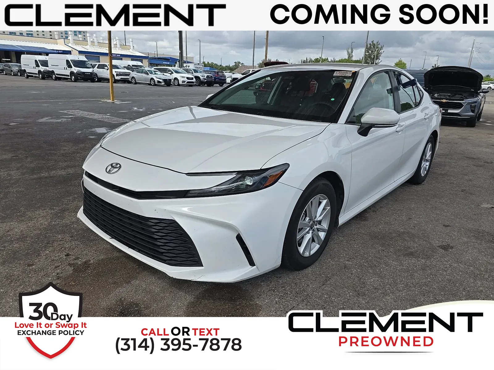 White 2025 Toyota Camry LE for sale in Florissant, MO