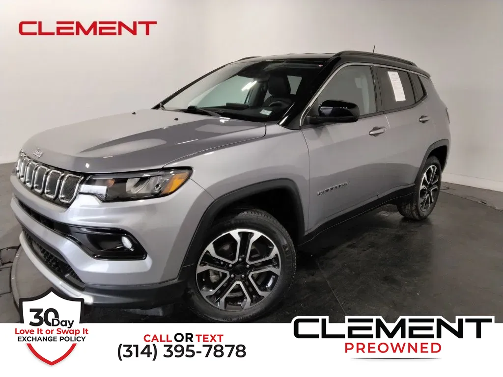 Silver 2022 Jeep Compass Limited for sale in Florissant, MO