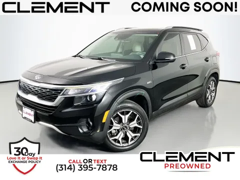 Black 2021 Kia Seltos EX for sale in Florissant, MO