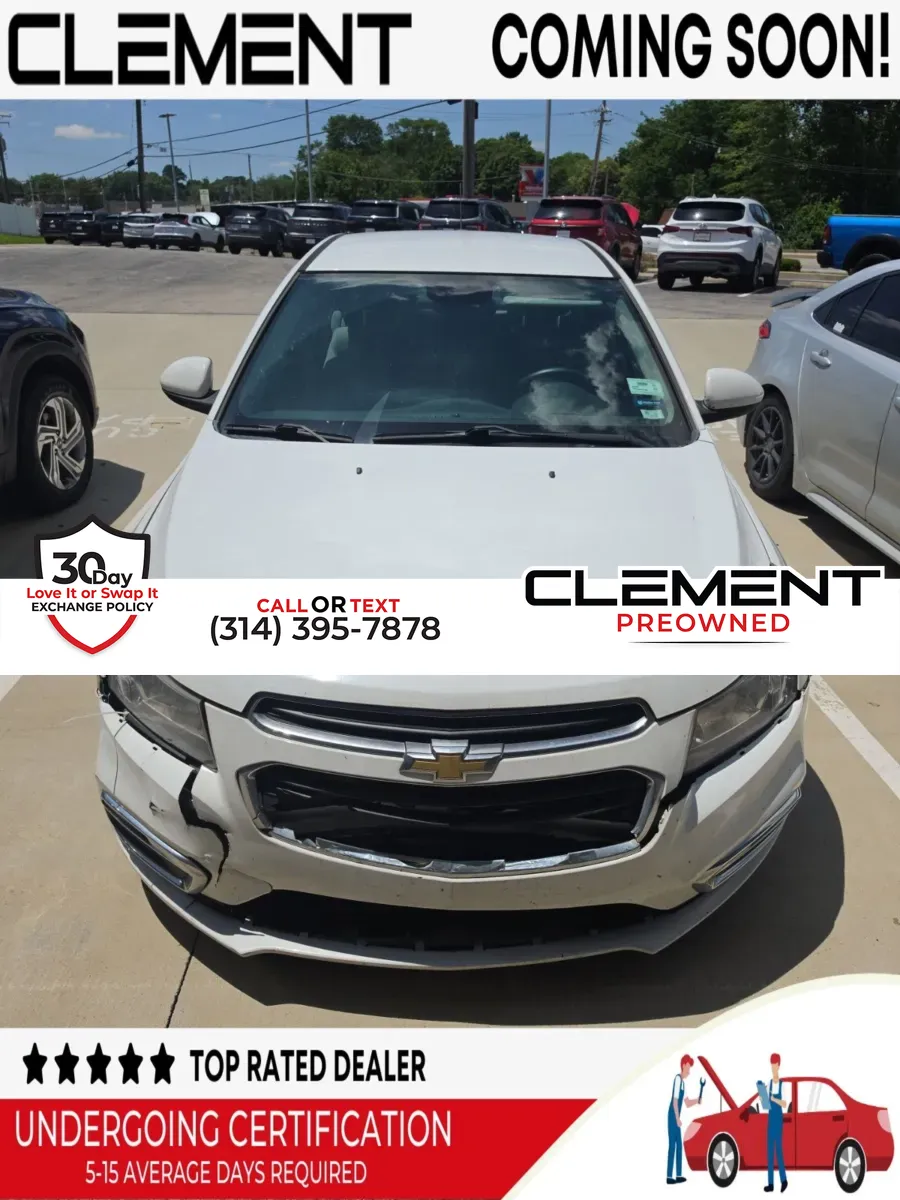 White 2015 Chevrolet Cruze 1LT for sale in Florissant, MO