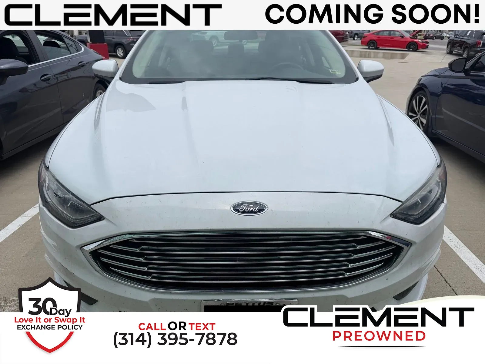 White 2018 Ford Fusion SE for sale in Florissant, MO