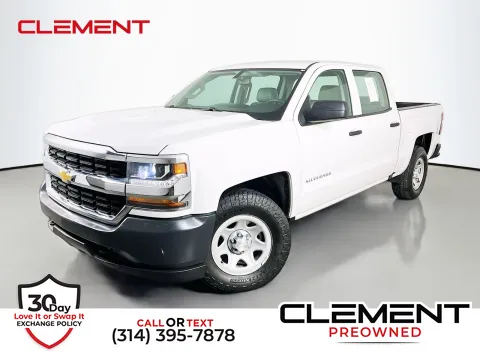 White 2018 Chevrolet Silverado 1500 WT for sale in Florissant, MO