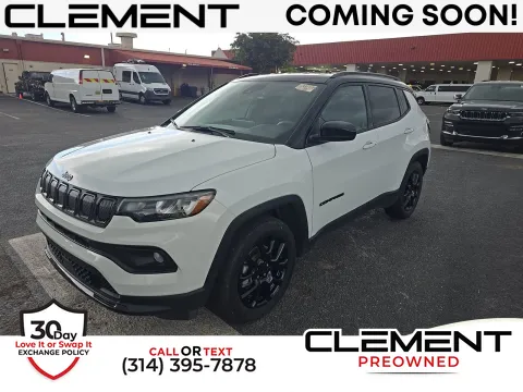 White 2022 Jeep Compass Latitude for sale in Florissant, MO