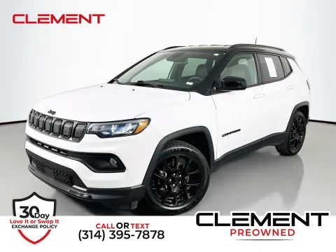 White 2022 Jeep Compass Latitude for sale in Florissant, MO