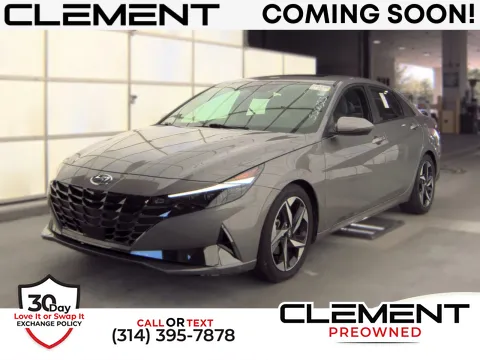 Silver 2023 Hyundai Elantra Hybrid Limited for sale in Florissant, MO