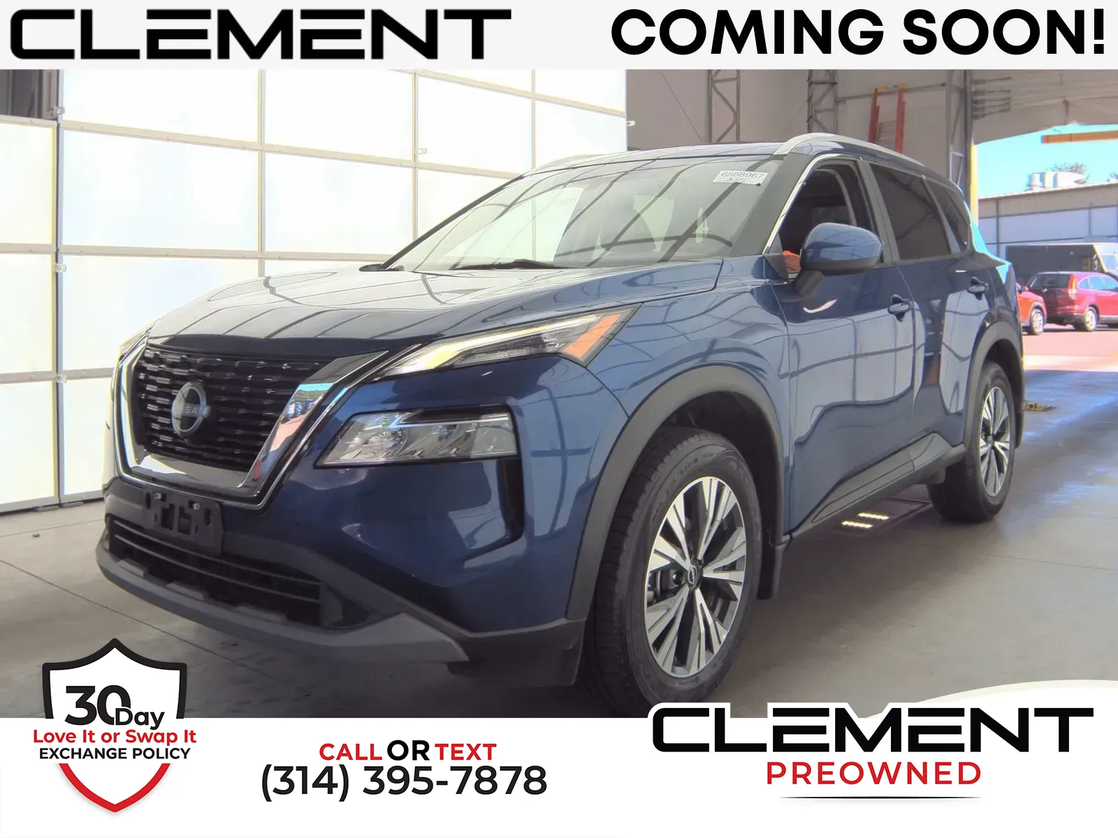 Blue 2023 Nissan Rogue SV for sale in Florissant, MO