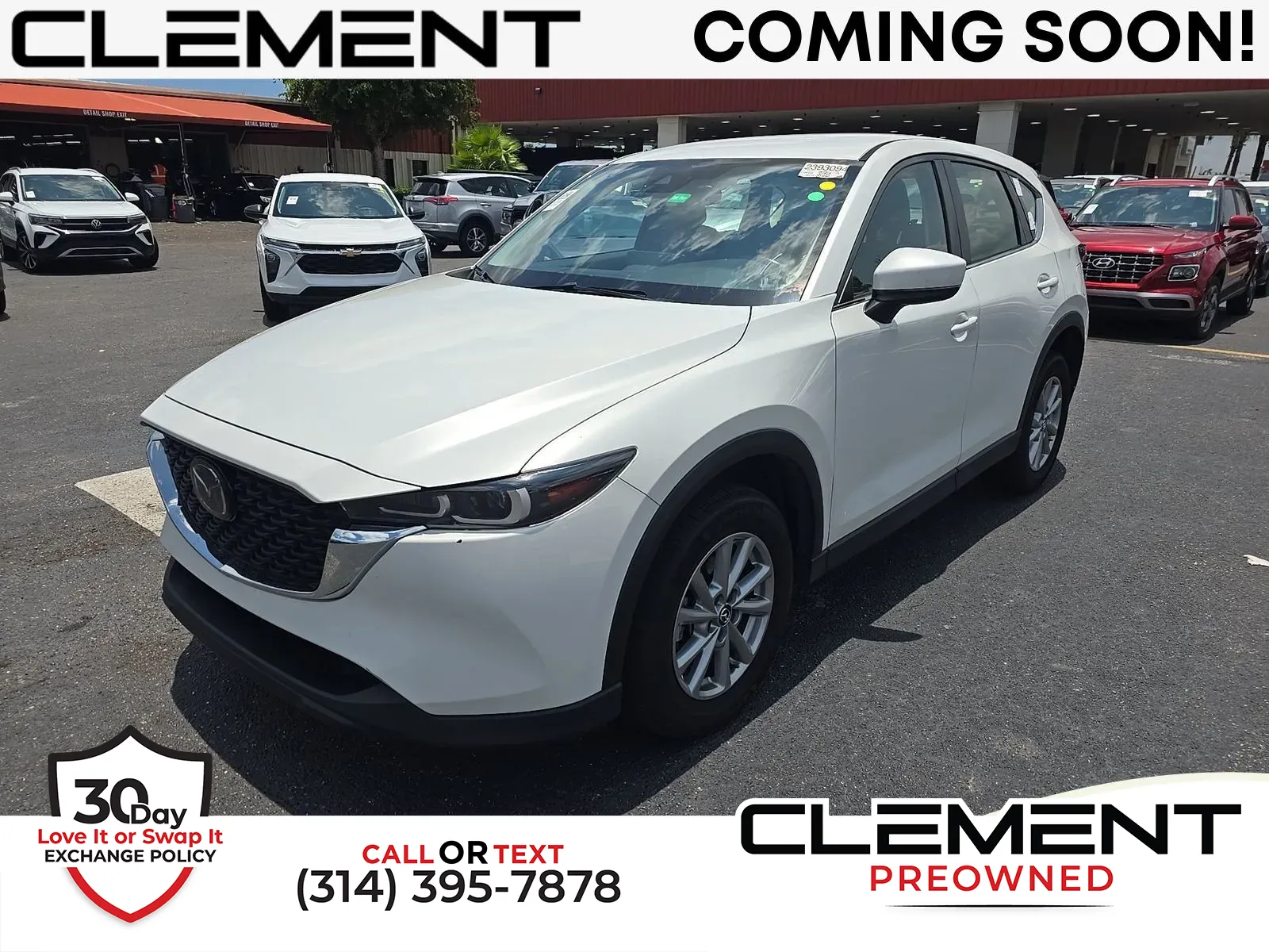 White 2023 Mazda CX-5 2.5 S for sale in Florissant, MO