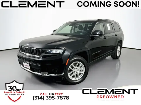 Black 2023 Jeep Grand Cherokee L Laredo for sale in Florissant, MO