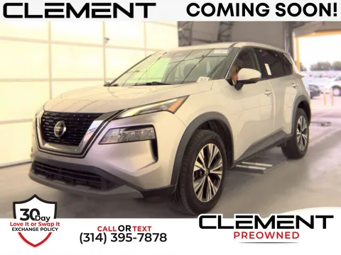 Silver 2021 Nissan Rogue SV for sale in Florissant, MO