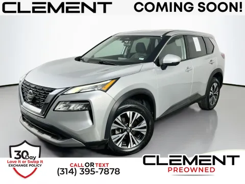 Silver 2021 Nissan Rogue SV for sale in Florissant, MO