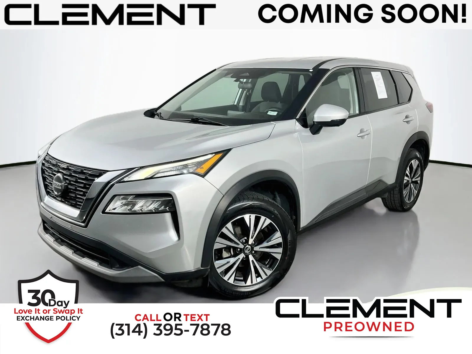 Silver 2021 Nissan Rogue SV for sale in Florissant, MO
