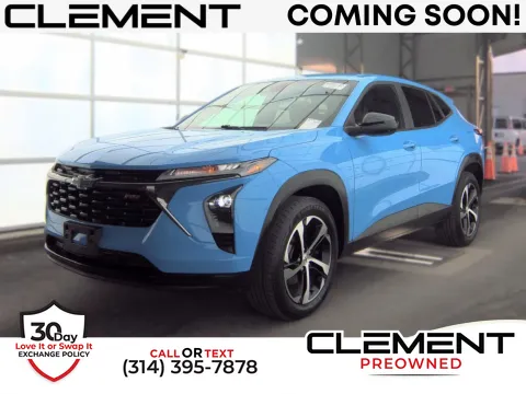 Blue 2024 Chevrolet Trax 1RS for sale in Florissant, MO