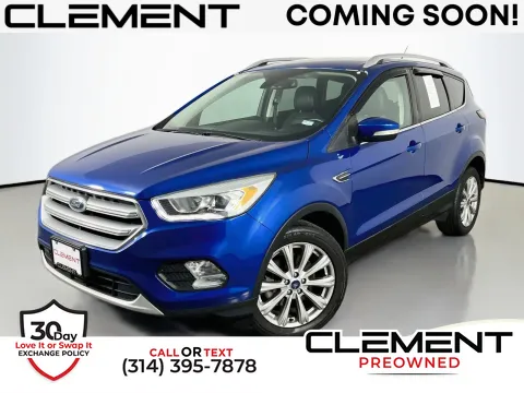 Blue 2017 Ford Escape Titanium for sale in Florissant, MO