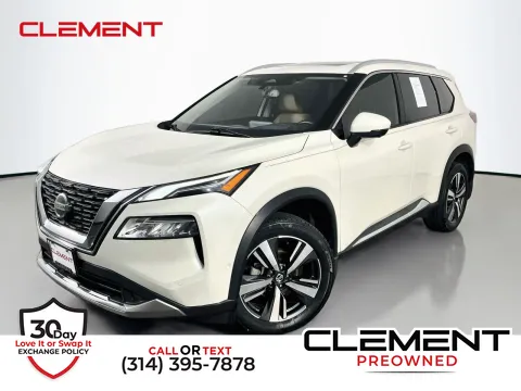 White 2021 Nissan Rogue Platinum for sale in Florissant, MO