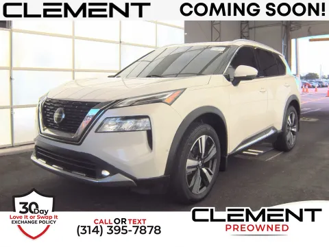 White 2021 Nissan Rogue Platinum for sale in Florissant, MO