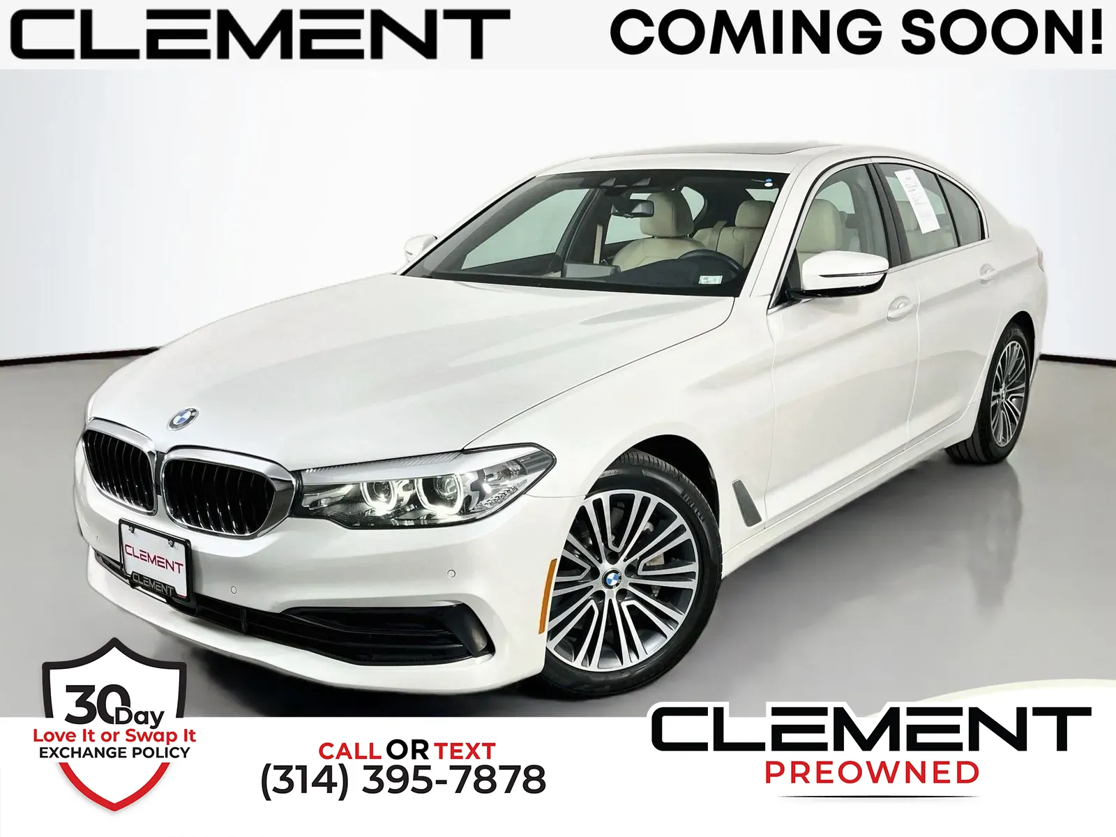 White 2019 BMW 5 Series 530i for sale in Florissant, MO