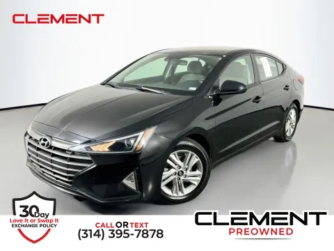 Black 2020 Hyundai Elantra SEL for sale in Florissant, MO
