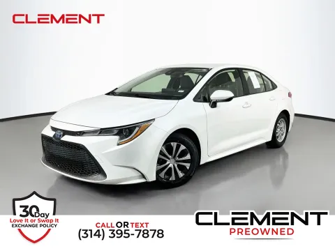 White 2022 Toyota Corolla Hybrid LE for sale in Florissant, MO