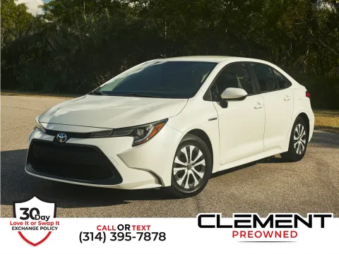 White 2022 Toyota Corolla Hybrid LE for sale in Florissant, MO