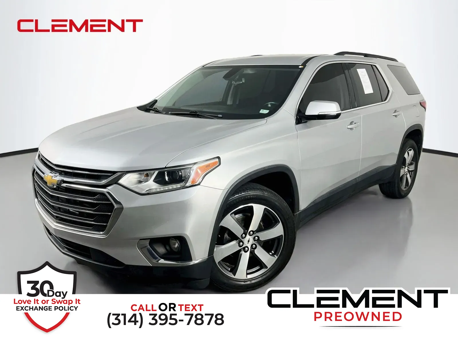 Silver 2019 Chevrolet Traverse 3LT for sale in Florissant, MO
