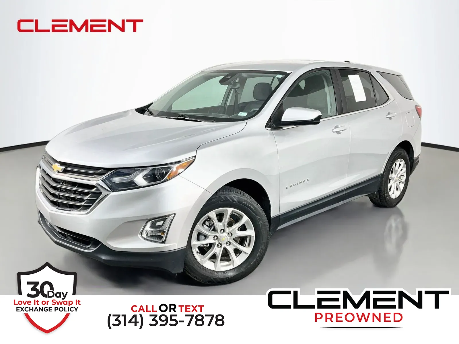Silver 2021 Chevrolet Equinox LT for sale in Florissant, MO