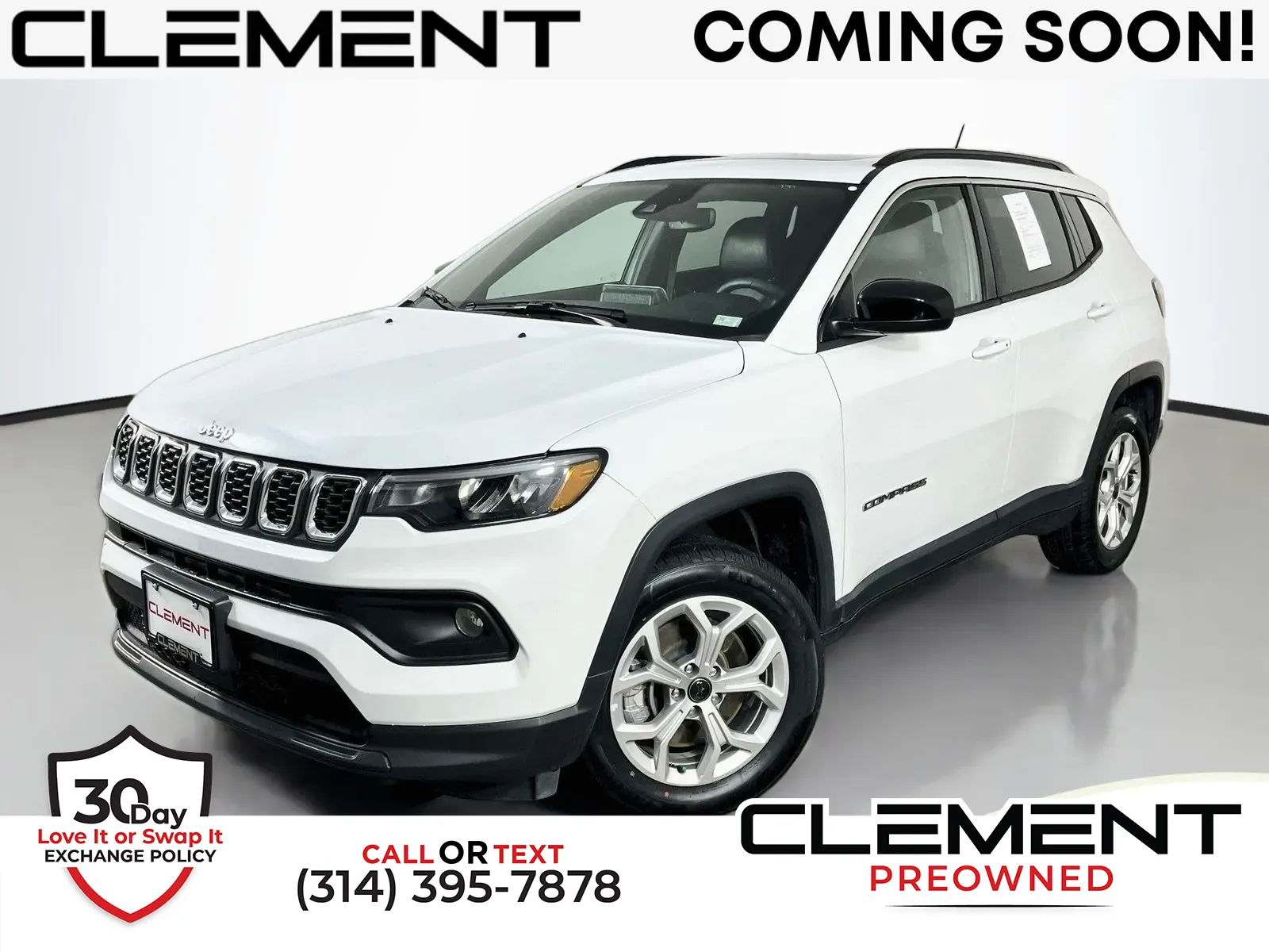 White 2025 Jeep Compass Latitude for sale in Florissant, MO