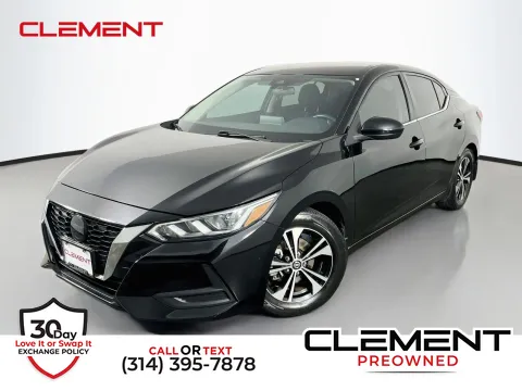 Black 2021 Nissan Sentra SV for sale in Florissant, MO