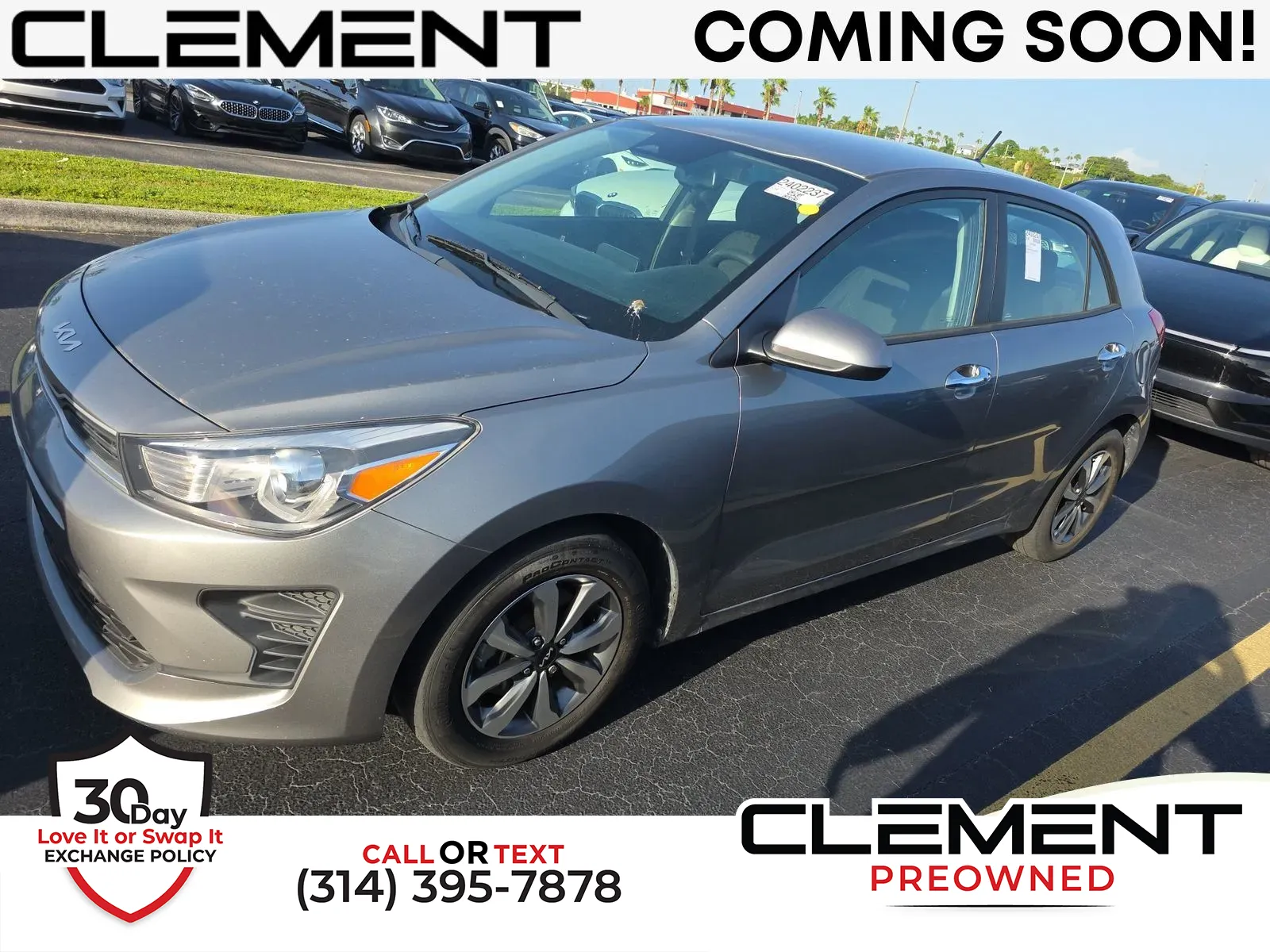 Used 2022 Kia Rio 5-Door S with VIN 3KPA25AD8NE485452 for sale in Florissant, MO