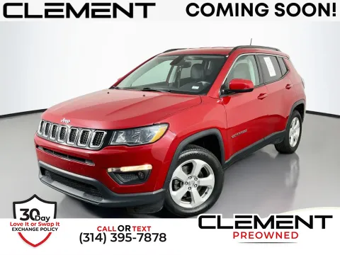 Red 2018 Jeep Compass Latitude for sale in Florissant, MO
