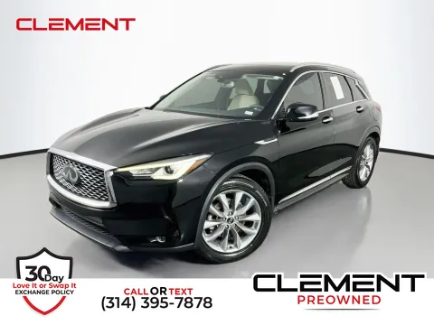 Black 2019 INFINITI QX50 LUXE for sale in Florissant, MO