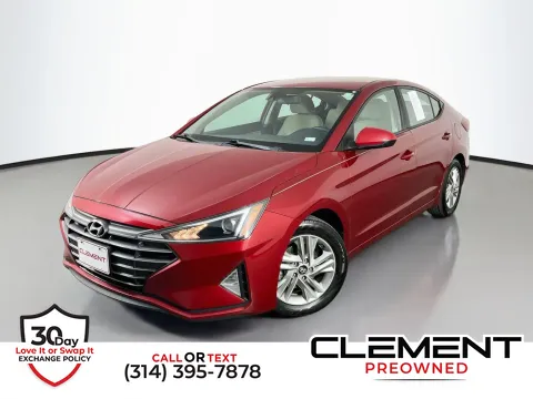 Red 2019 Hyundai Elantra SEL for sale in Florissant, MO