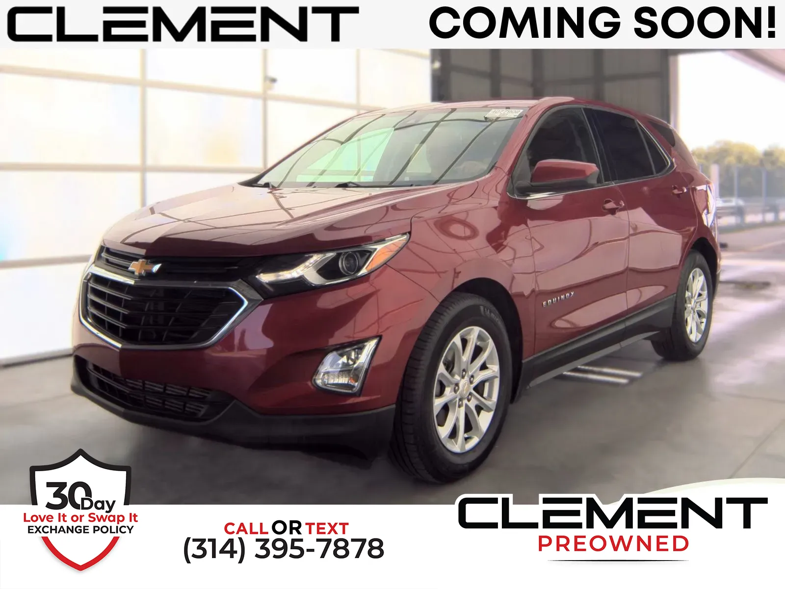 Red 2020 Chevrolet Equinox LT for sale in Florissant, MO