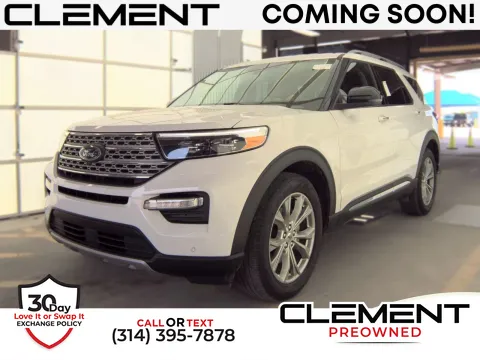 White 2023 Ford Explorer Limited for sale in Florissant, MO